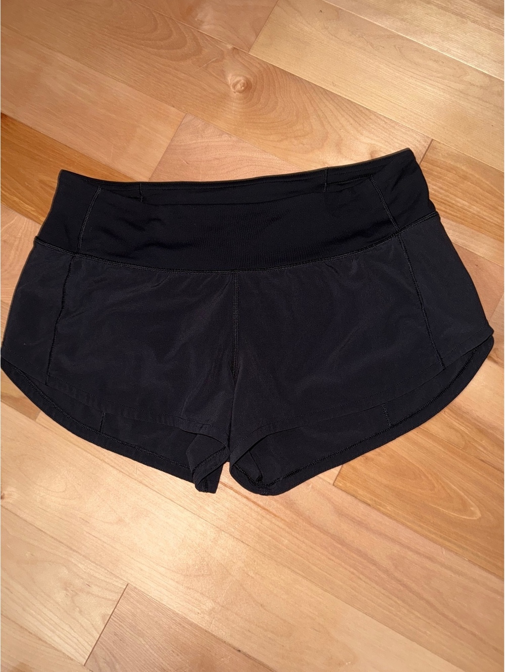 Lululemon Women's Speed Up Black Running Shorts 4